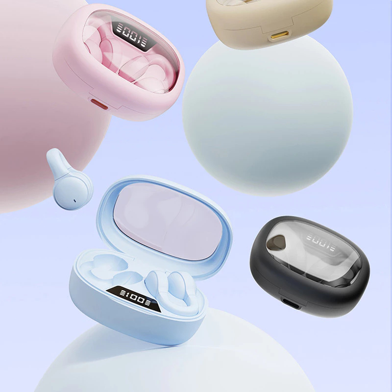 X53 หูฟังบลูทู ธ การเชื่อมต่อไร้สายเสียง HiFi HD พูดคุยสมาร์ทลดเสียงรบกวนการควบคุมการสัมผัสการนำกระด