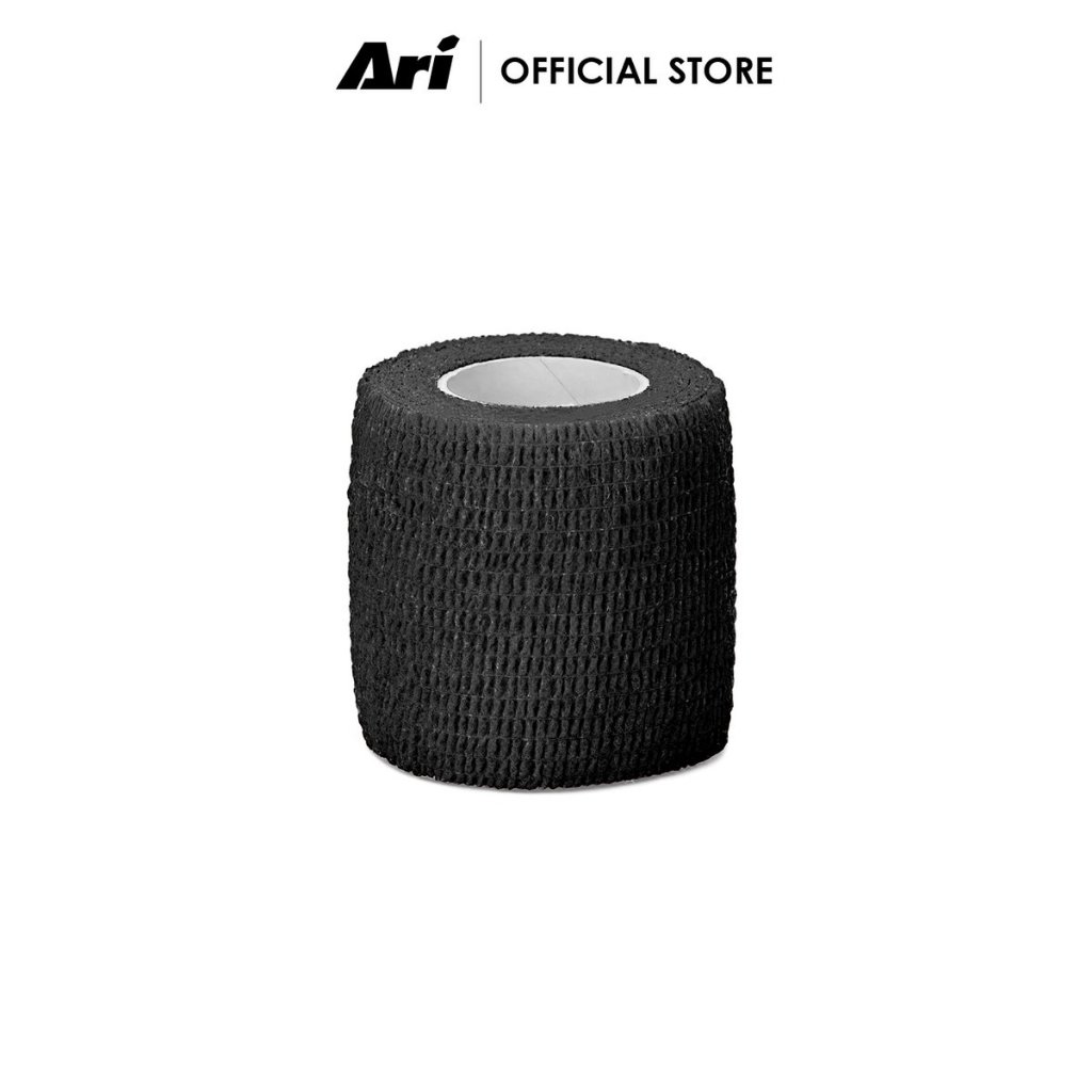 ARI COHESIVE SPORTS TAPE - BLACK (AHW1240-01) เทปผ้าล็อค อาริ 2 นิ้ว สีดำ