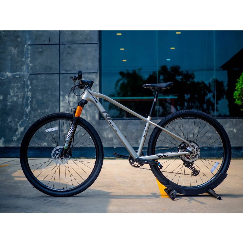 จักรยานเสือภูเขา RICHTER ALPHA ล้อ 29" เฟรม Aluminium 6061 ลบรอยเชื่อม ซ่อนสาย โช้คลมปรับล็อคได้ แข็