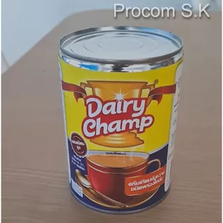 Tp ครีมเทียมข้นหวาน มาเลย์ Dairy Champ 500g*48 (1 ลัง/Cs)