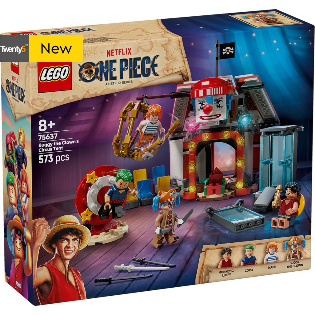 (พร้อมส่งด่วน รับประกันกล่องสวย) Lego One Piece 75637 Buggy the Clown's Circus Tent