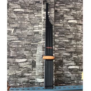 แคนลิ้นเงินคู่ ลิ้นทองคู่ คีย์Am สีดำด้าน แถมฟรีหนังสือคู่มื…