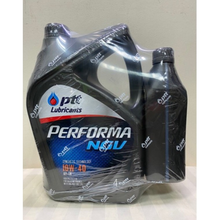 น้ำมันเครื่องเบนซินกึ่งสังเคราะห์ PTT Performa NGV เพอร์ฟอร์มา เอ็นจีวี 10w-40