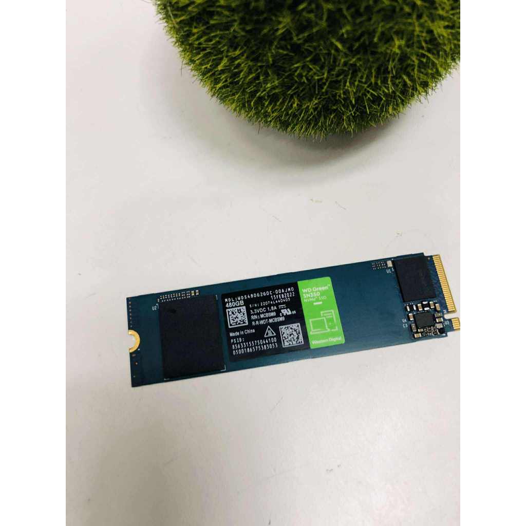 480 GB SSD (เอสเอสดี) WD GREEN SN350 PCIe/NVMe M.2 2280 ไม่มีกล่อง ประกันร้าน