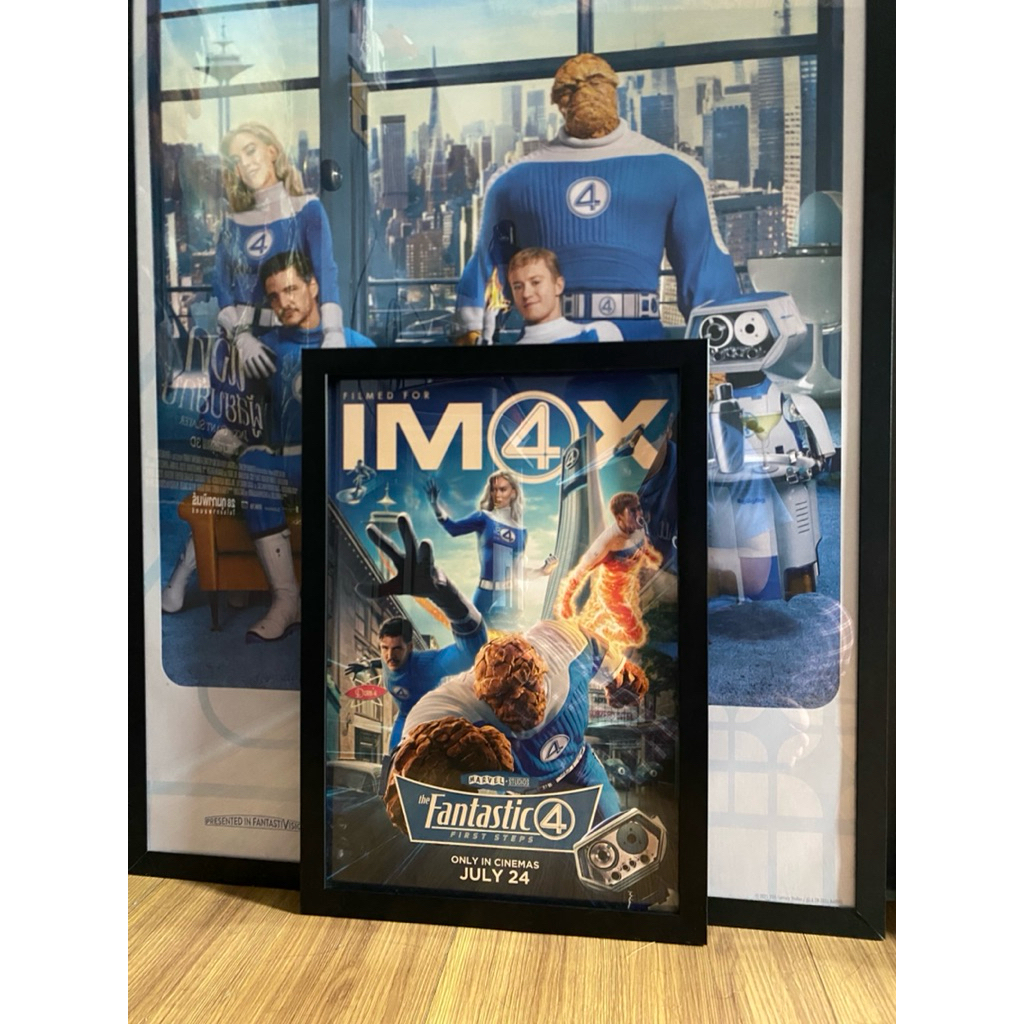 IMAX FANTASTIC 4 โปสเตอร์ IMAX พร้อมกรอบ