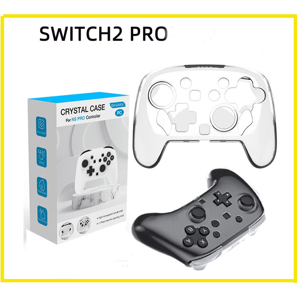 Nintendo Switch 2  เคสป้องกันแบบใสสำหรับswitch2 pro wireless handle ns2 pro เคสป้องกันคริสตัล