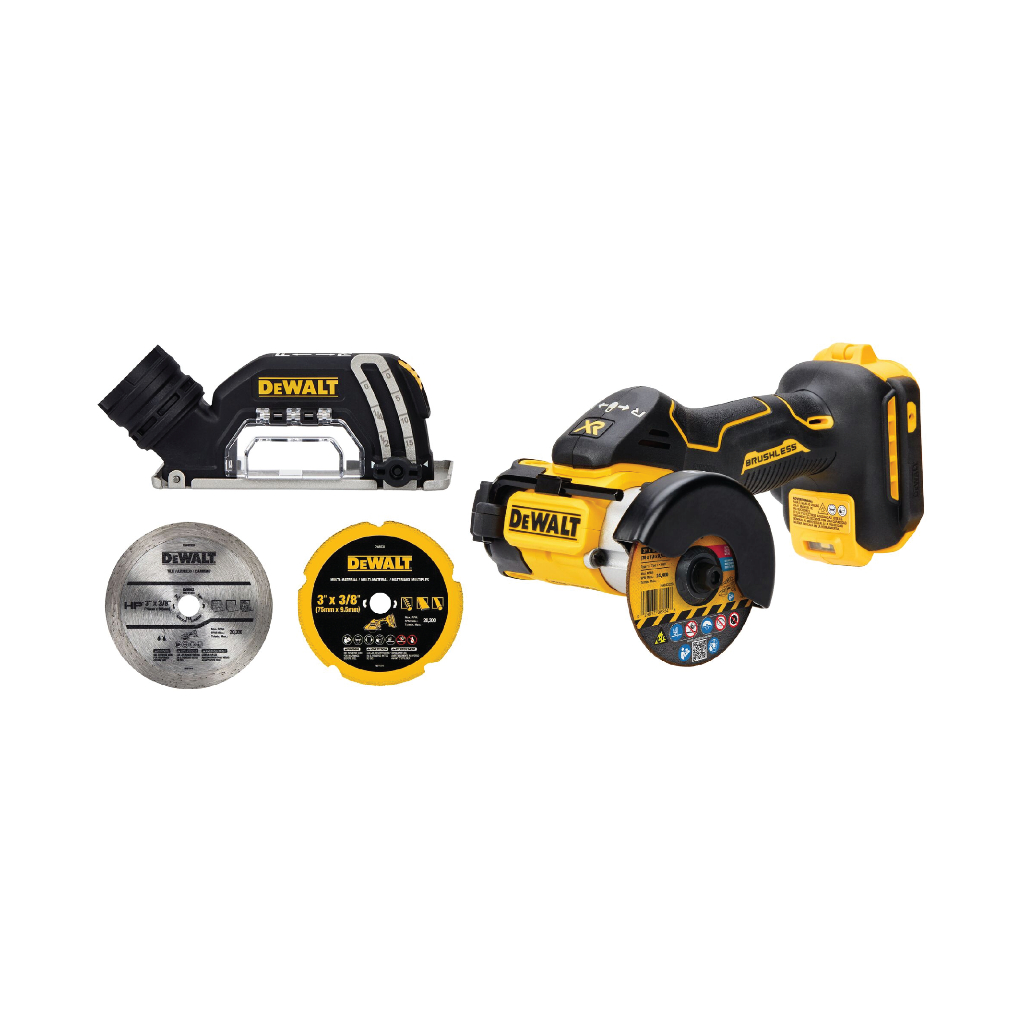 เครื่องตัดอเนกประสงค์ไร้สาย DEWALT 3" 20V. DCS438B (ไม่รวมแบตเตอรี่และแท่นชาร์จ)