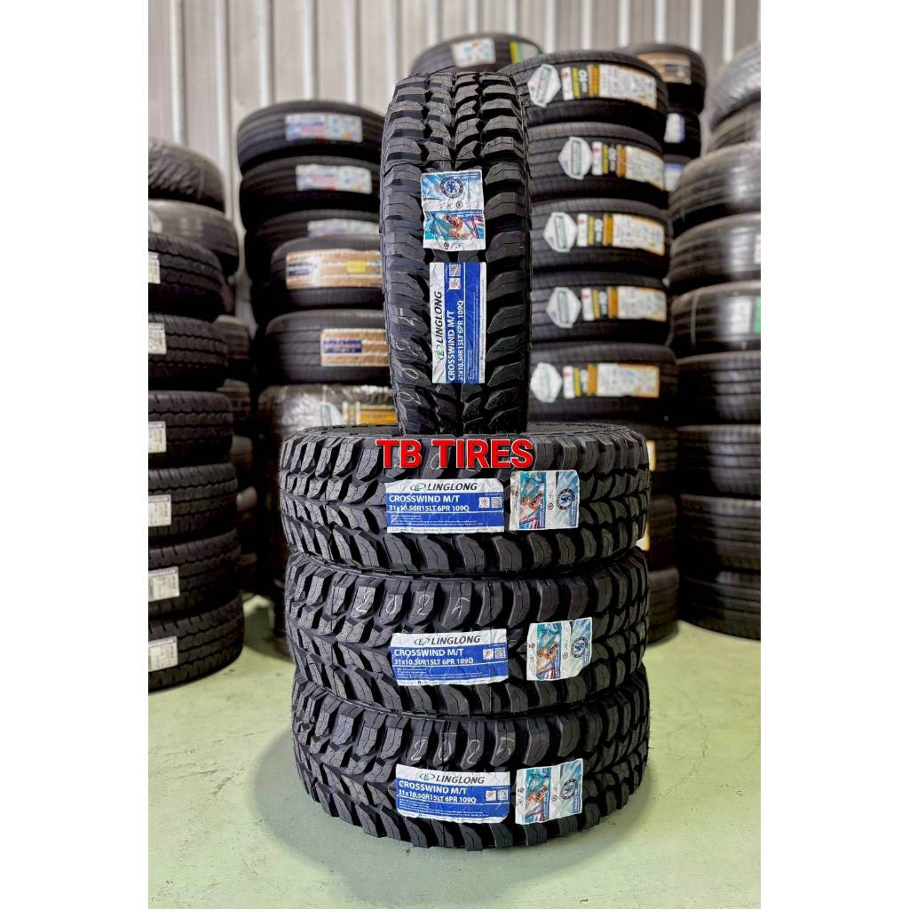 ยางรถยนต์ 31 x 10.50 R15 LT 6PR 109Q CROSSWIND M/T // LINGLONG (ยางใหม่ปี 2025)