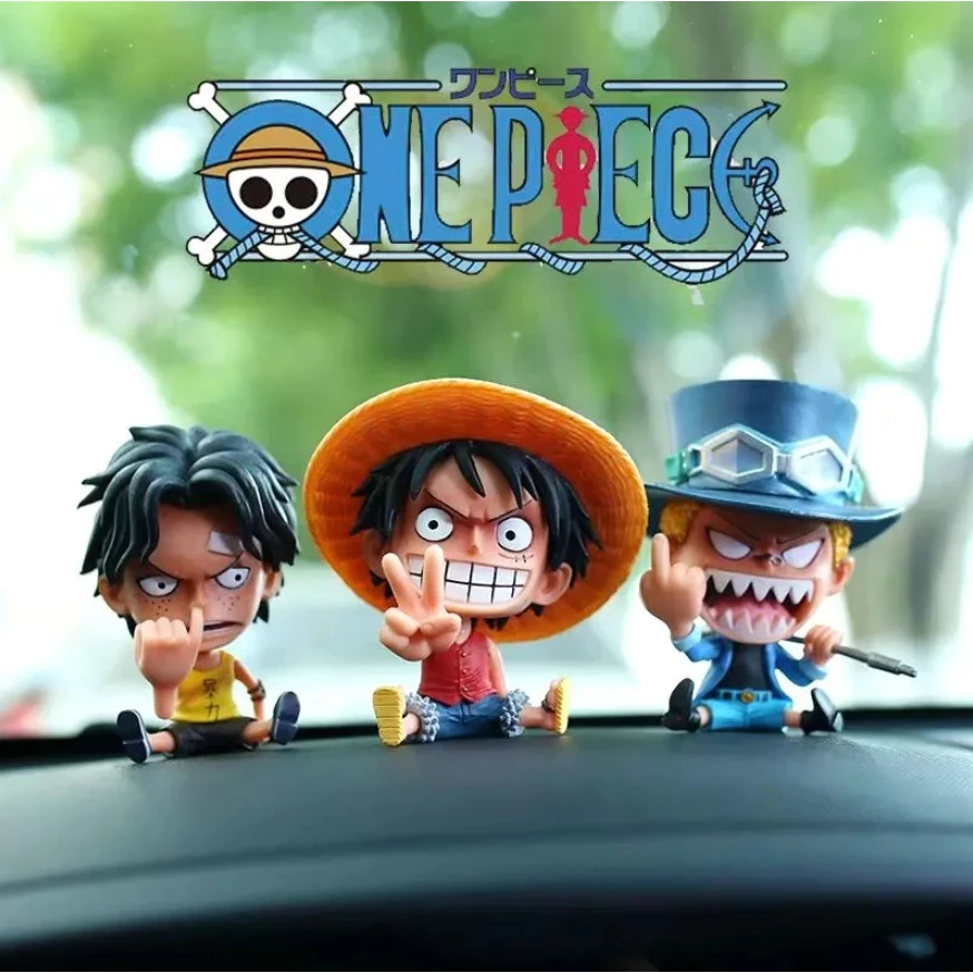 ฟิกเกอร์ Luffy Zoro Sanji Ace Nami Robin ขนาด 8-10 ซม thumbnail 7