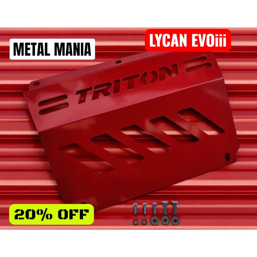 กันแคร้ง Triton 2009-2021 / new triton งาน powder coat เหล็กหนาสีแดง ลดพิเศษ🔥new Triton 2018-2022 ยกสูง//F