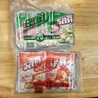 รสดี รสหมู รสไก่ ขนาด 70 กรัม (แพค 10 ซอง)