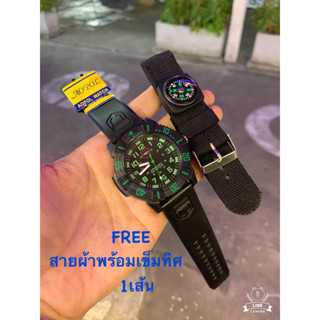 นาฬิกา aopol สไตล์รูมินอฟ สายยาง สายผ้าเข็มทิศ