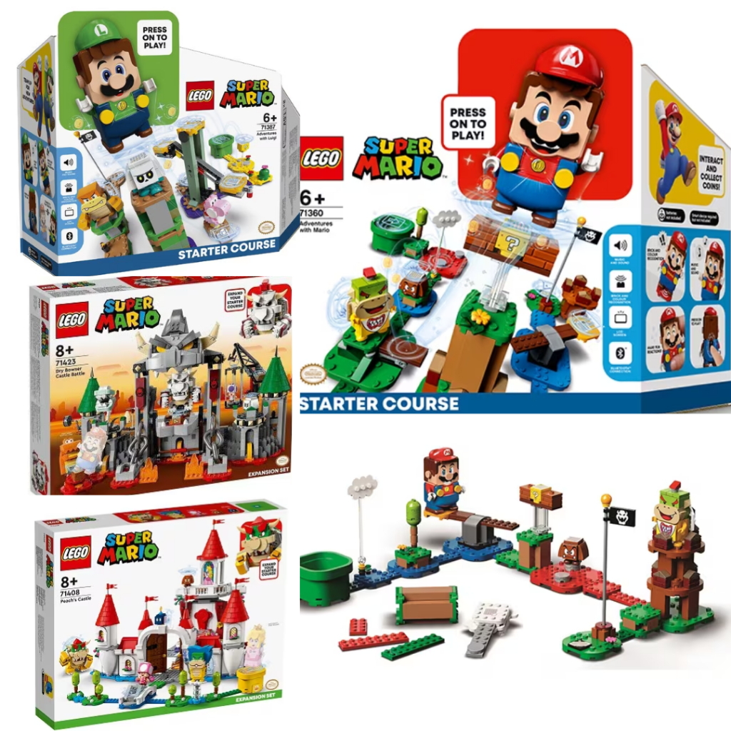 ส่งตรงจากญี่ปุ่น 71360 LEGO. Super Mario. Mario and the Adventure Begins. 71387 Luigi and the Advent