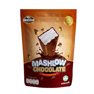 MASHLOW มาร์ชโล่ 80g ช็อกโกแลตเคลือบมาร์ชเมลโล่แท่ง มีฮาลาล …