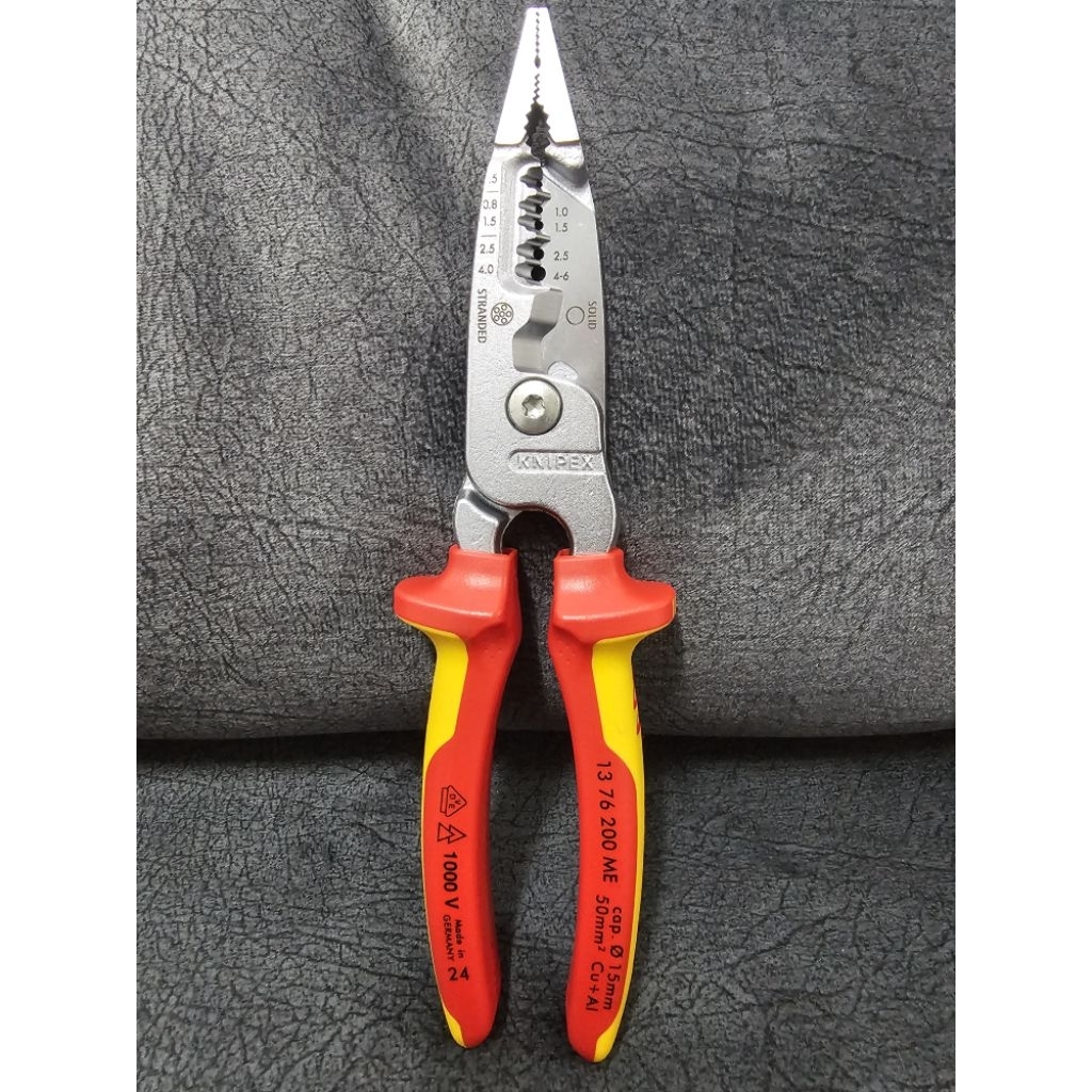 คีมปอกสายไฟ 1376200 ME VDE KNIPEX