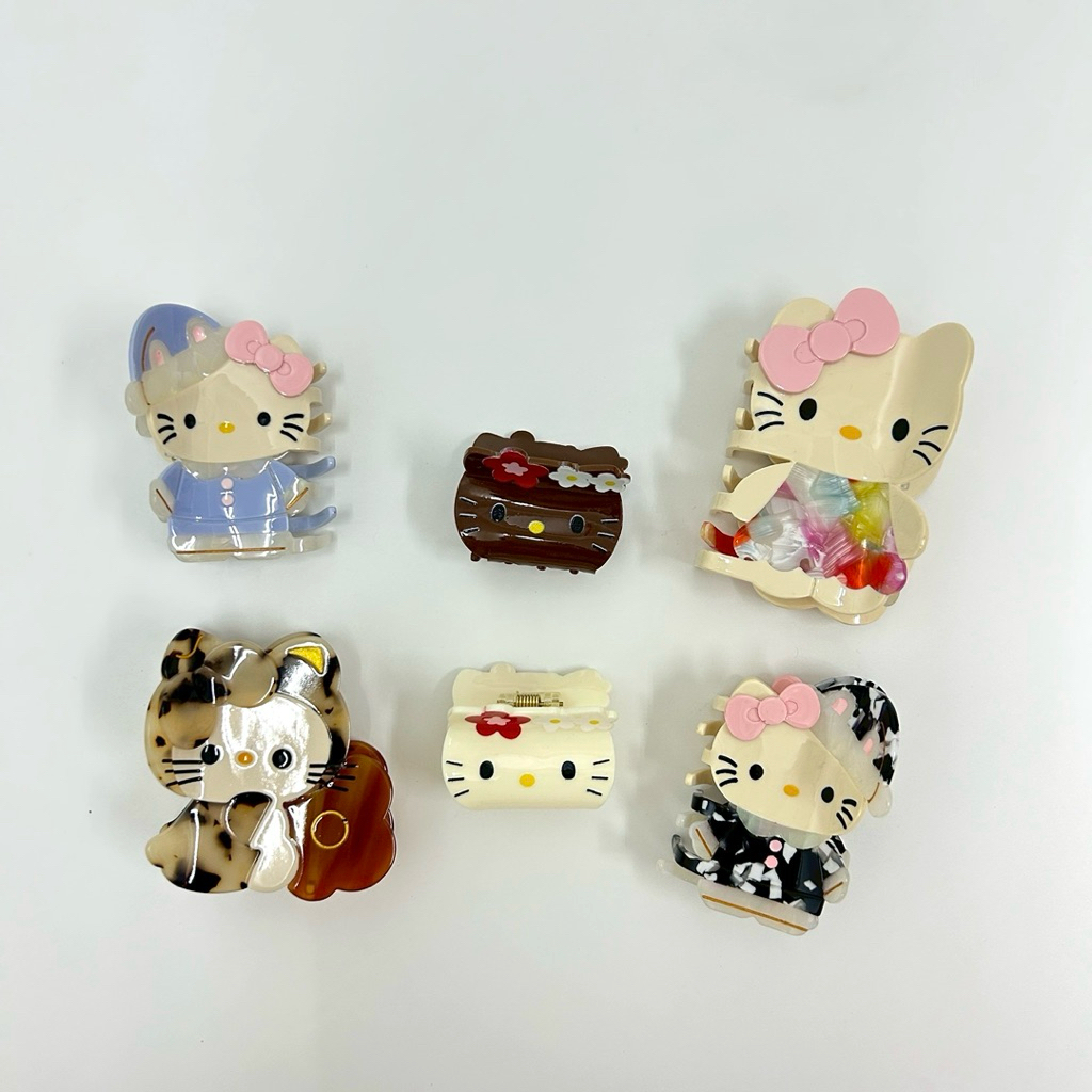 (พร้อมส่ง) {Doublekick.bkk} กิ๊ฟติดผม Kitty