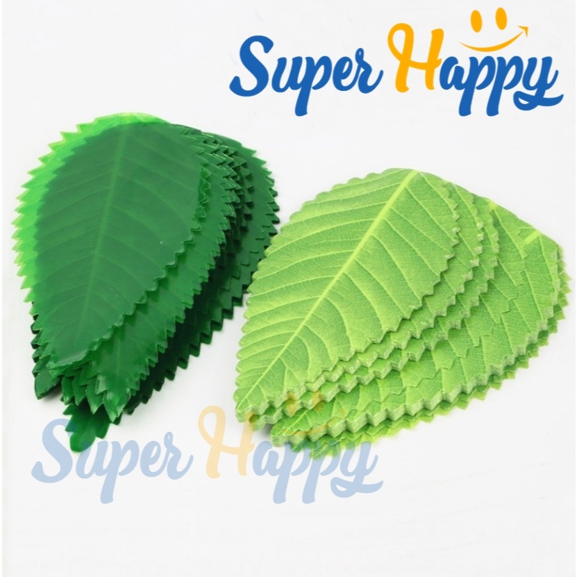 ใบไม้ปลอมแต่งซาชิมิ (100ใบ) สไตล์ญี่ปุ่น แต่งซาชิมิ | ใบไม้ปลอมแต่งอาหารจานเย็น อาหารทะเล หรือขนม