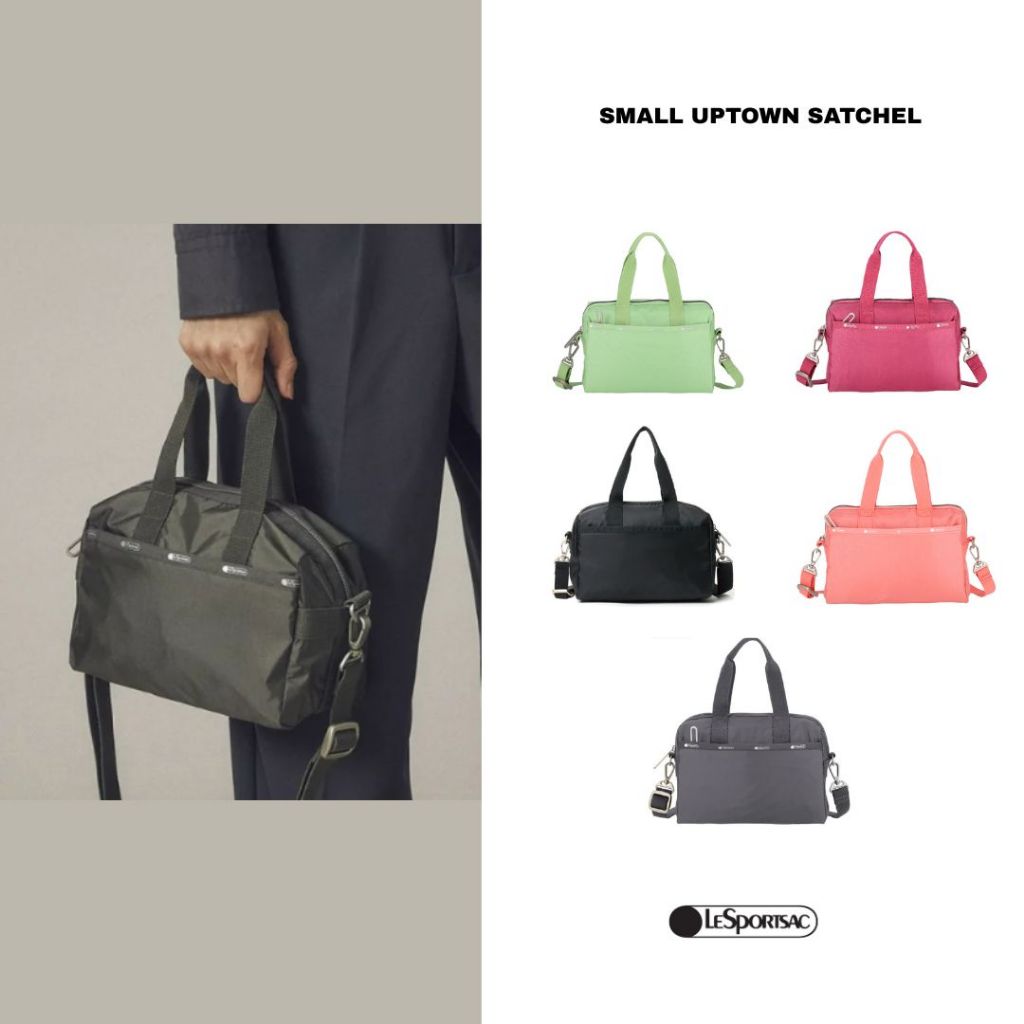 Lesportsac Small Uptown Satchel Bag กระเป๋าสะพายข้าง Style 2273
