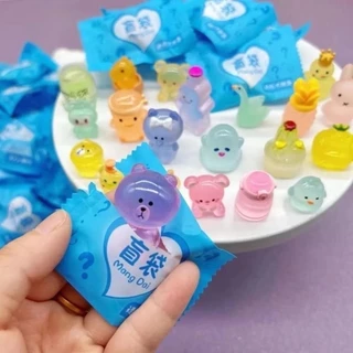 🚚พร้อมส่งในไทย🚚 ซองสุ่มเรซิ่นเรืองแสงจิ๋ว ขนาด S คละแบบ 🔥ไปพร้อมซองฉีกลุ้น