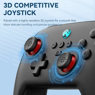 Wireless Pro Controller สําหรับ Nintendo Switch OLED/Switch2/PC JOC/IOS คอนโทรลเลอร์สําหรับเล่นเกมพร้อมจอยสติ๊ก