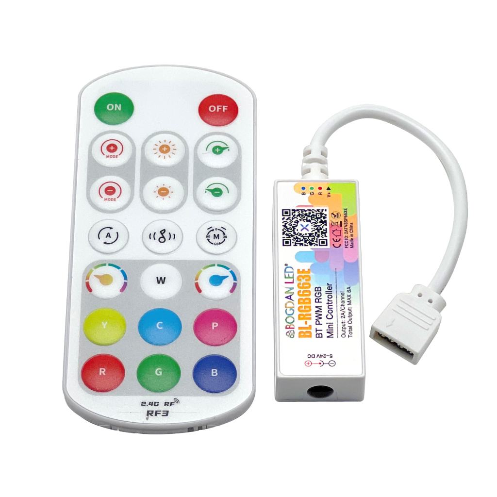 Mini Controller BL-RGB663E Instructions LED RGB Controller