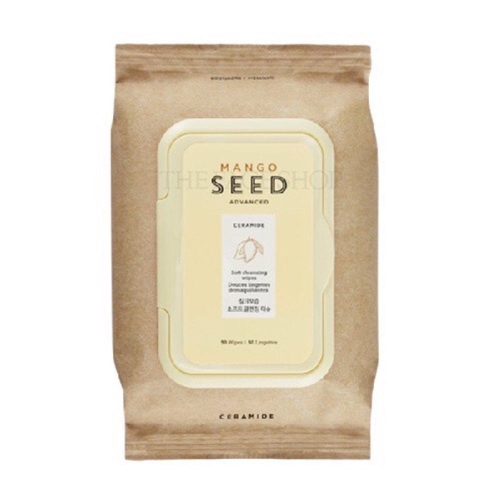 THE FACE SHOP MANGO SEED SOFT CLEANSING WIPES 50 แผ่น