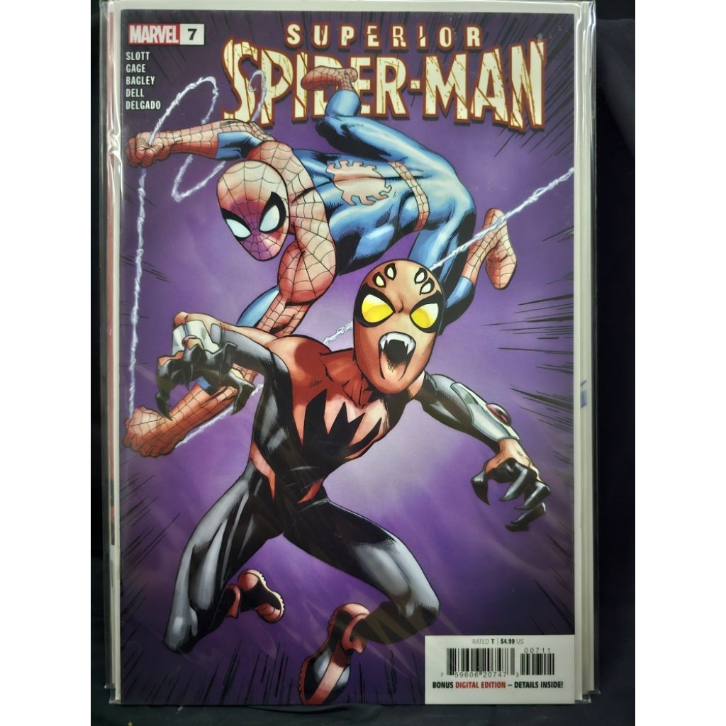 Superior Spider-Man #7 (Marvel Comics)
🕷️ ปะทะสไปดี้ 2 ยุค! การปะทะกันของ Peter Parker และ Spider-Bo