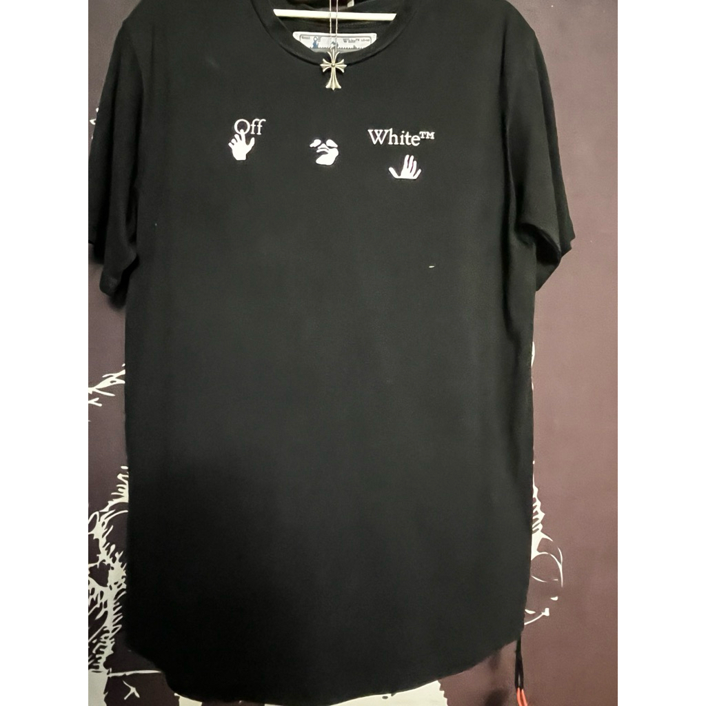 เสื้อ off white water droplet dissolving T-shirt