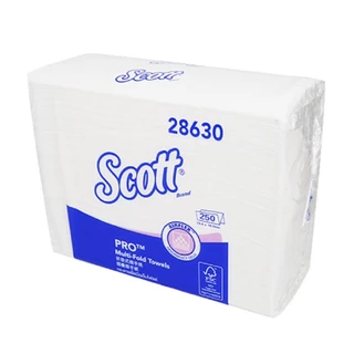 28630 กระดาษเช็ดมือ SCOTT M-FOLD TOWEL (1ลัง/16ห่อ)