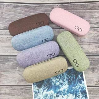 กล่องแว่นตา ผ้าลินินแว่นตากรณีแบบพกพาป้องกันความดันแว่นตาการ…