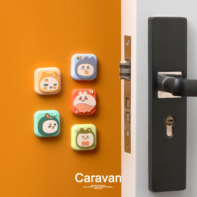 Caravan Crew  ซิลิโคนกันกระแทก ยางกันกระแทก ที่กันกระแทก ซิลิโคนกันกระแทกประตู ลายการ์ตูน ราคา ถูกที่สุด ดีลบีเคเค แกลเลอรีภาพที่ 2