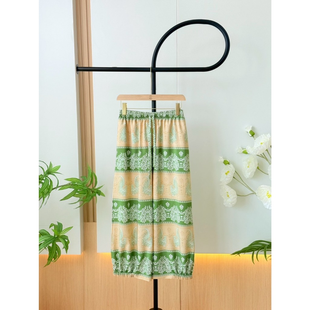 KORU กางเกง5ส่วนญี่ปุ่น ลายไก่ระกา