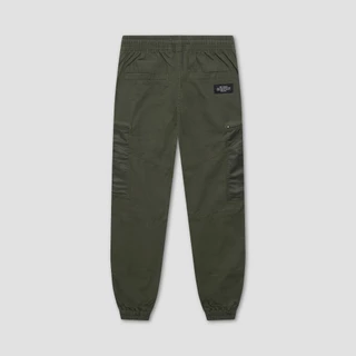DAVIE JONES [BE FEARLESS] กางเกงจ็อกเกอร์ผู้ชาย Slim Fit Joggers สีเขียว ดำ กากี GP0019