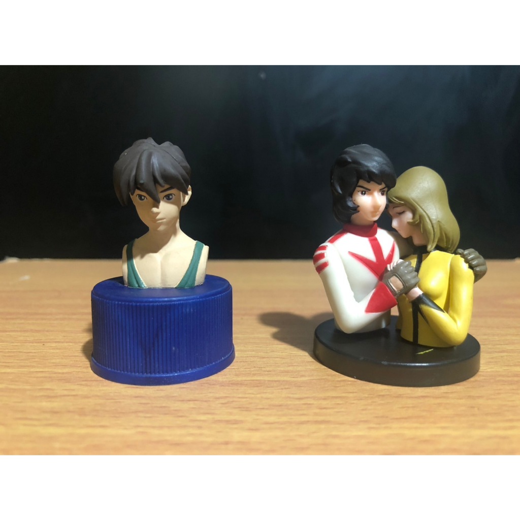 Japan Anime Space Battleship Yamato Susumu Kodai and Yuki figure Interior item