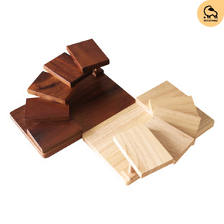 Dotsheep บันไดซูชิ 5 ขั้น, 7 ชัั้น ชั้นวางซูชิ บันไดไม้วางซู…