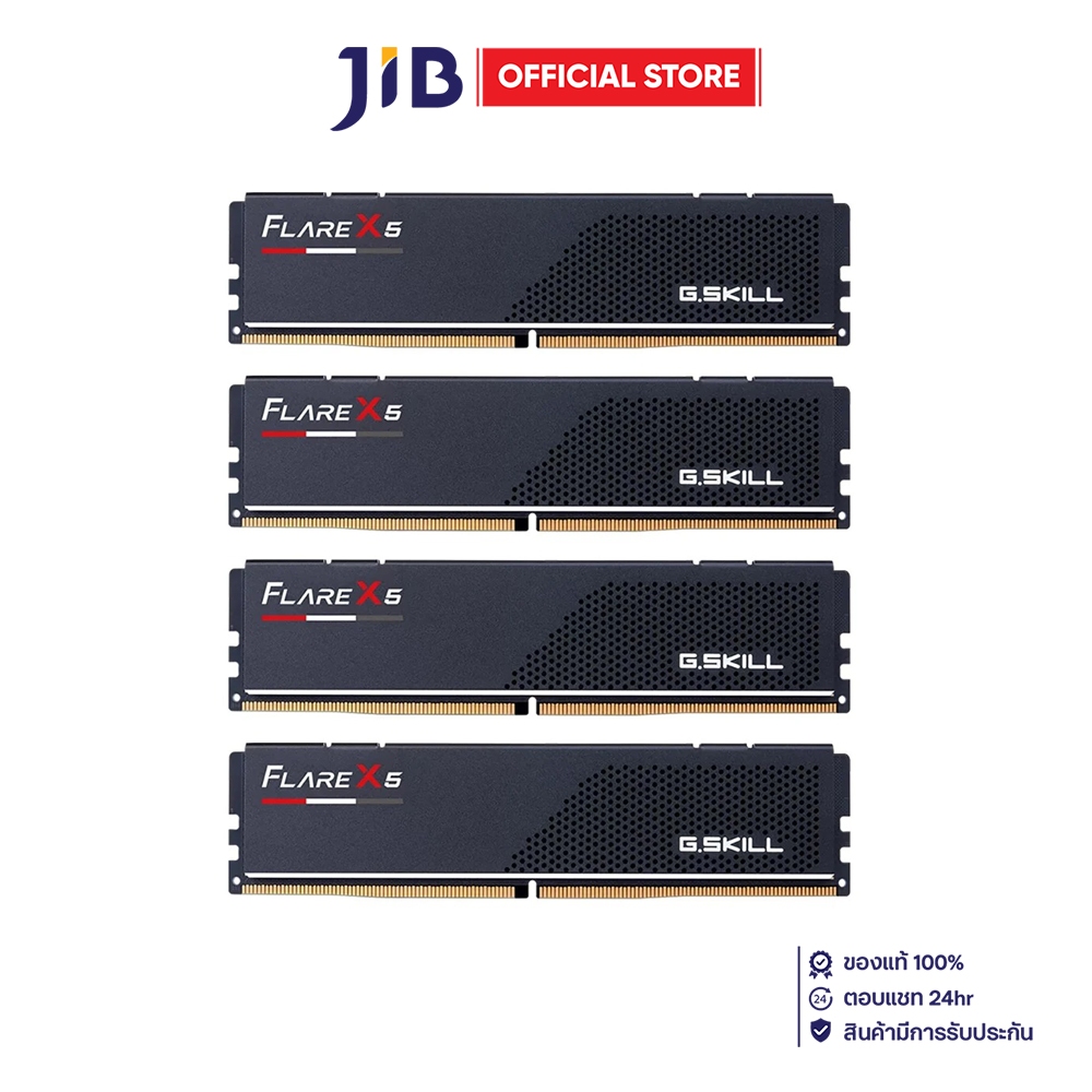 256GB (64GBx4) DDR5 6000MHz RAM (หน่วยความจำ) G.SKILL FLARE X5 AMD EXPO CL36 - MATTE BLACK