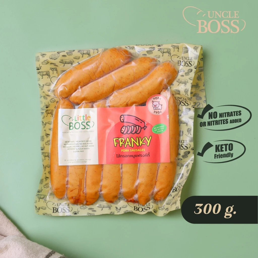 Uncle Boss_ไส้กรอกหมูแฟรงค์กี้ (ไส้กรอกเด็ก)