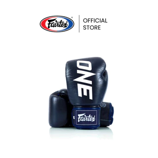 Fairtex นวมชกมวย BGV1 ONE X นวมต่อยมวยหนังแท้ กระชับพอดี ดีไซน์โค้งมน | Muay Thai Boxing Gloves