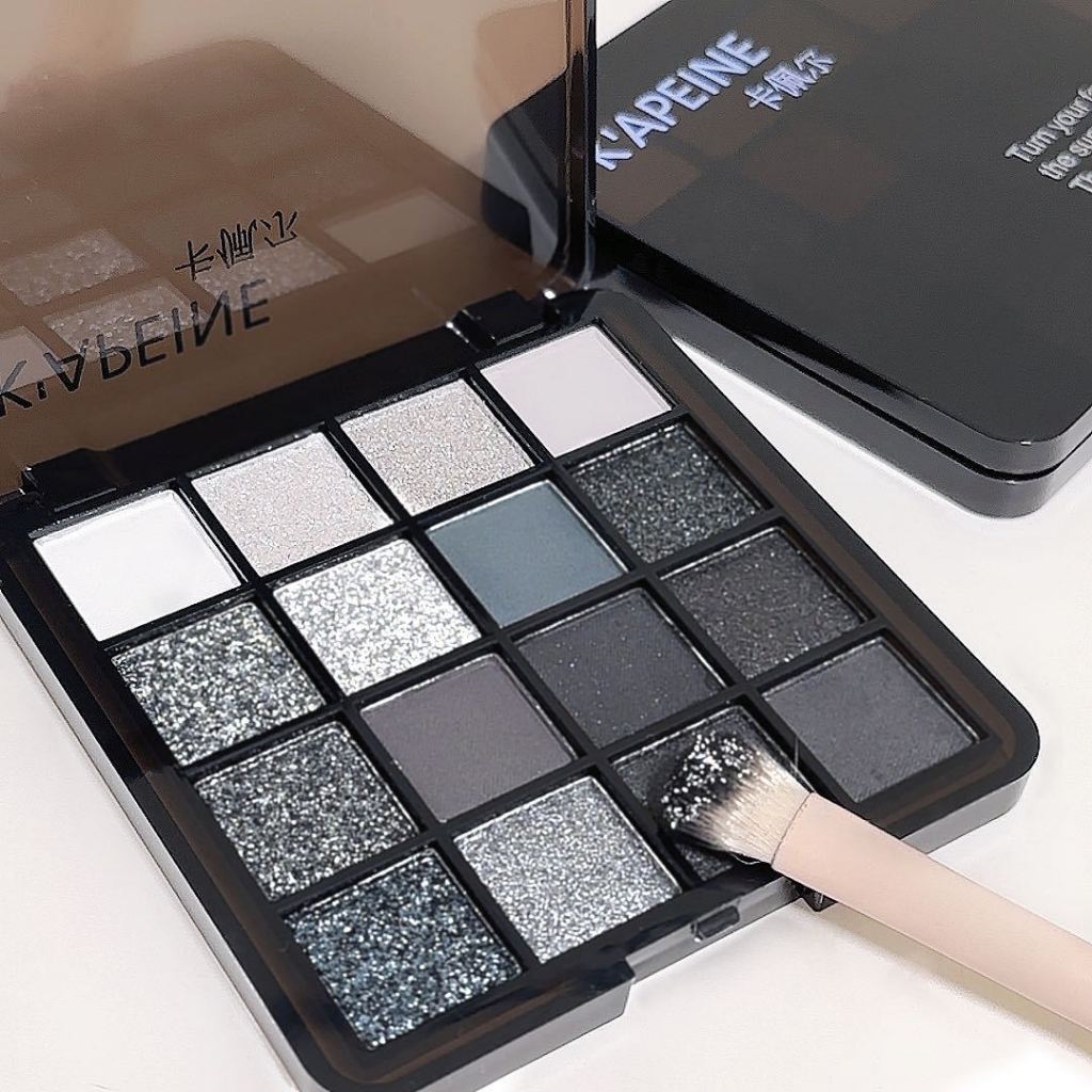 พาเลทตา 16สี อายแชโดว์ กันน้ํา เม็ดสีควันสูง อายแชโดว์โกธิค สุดเท่ ประกายชิมเมอร์ สีสวย ติดทน - รูปที่ 2