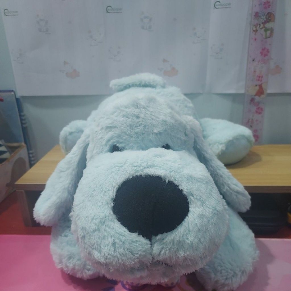 Puppy Luke BIG stuffed toy light blue Puppy Luke/ตุ๊กตาลูกสุนัขสีฟ้าอ่อน โคอินุ โนะ รู~คุ ของแท้ญี่ป