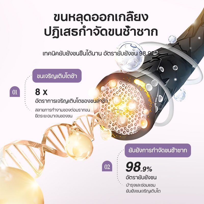 มูสกำจัดขน สเปรย์กำจัดขน กำจัดขนน้องสาว 150ml รักแร้ แขน หน้าอก ขา ลดขนไม่เจ็บตัว คนท้องใช้ได้ ไม่เหลือตอ ไม่แสบ ไม่คัน ราคา ถูกที่สุด ดีลบีเคเค แกลเลอรีภาพที่ 5
