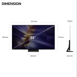Samsung 55S90F OLED 4K Smart TV 55 นิ้ว HDR10+ 144Hz 55S90FAKXXT 2025 ประกันศูนย์