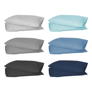 ปลอกหมอน Pillowcase สีพื้นเรียบ สีพื้น ขนาด 48*74 ซม(19*29 นิ้ว) 1 ชิ้น