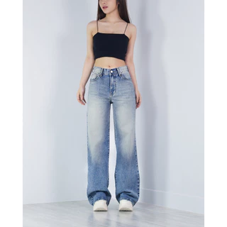 VALAW - Misty Jeans กางเกงยีนส์ทรงกระบอกกลาง FLARED FIT