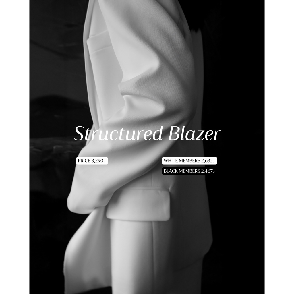 MMCHIC White Blazer (White)