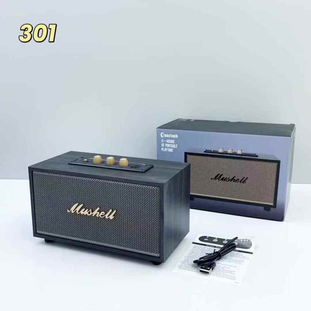 ลำโพงบลูทูธ รุ่น XM-301 XM-302 XM-303 เสียงดีเบสหนัก ลำโพงมีแบตในตัว ลำโพงกลางแจ้ง พกพาง่าย รองรับ B