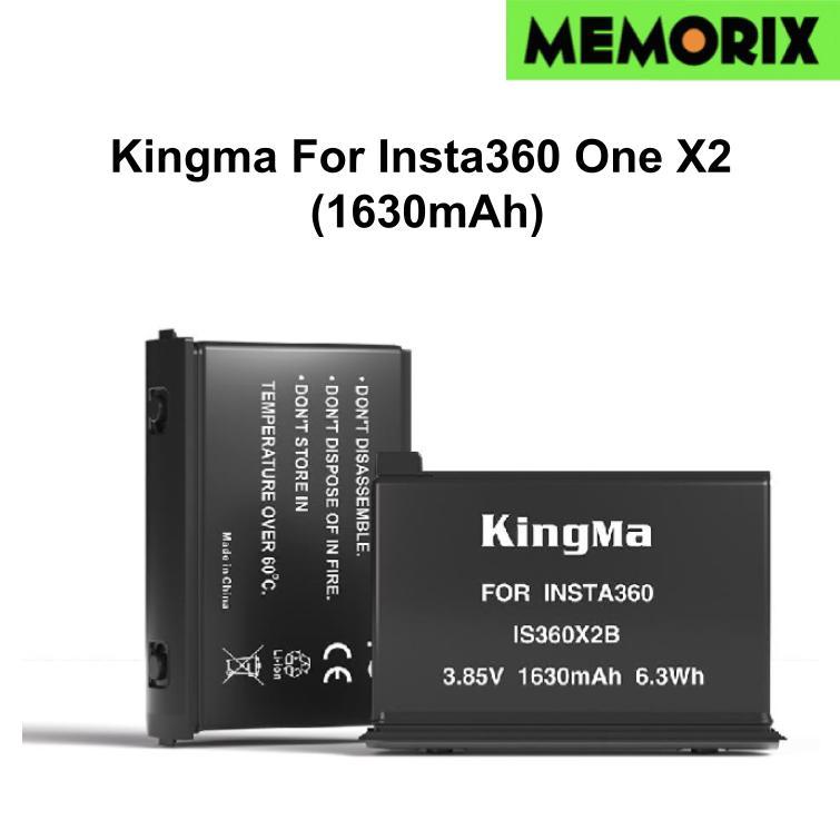 KingMa For Insta360 ONE X2 (1630mAh) Rechargeable Li-ion IS360X2B Camera Battery for Insta360 ONE X2