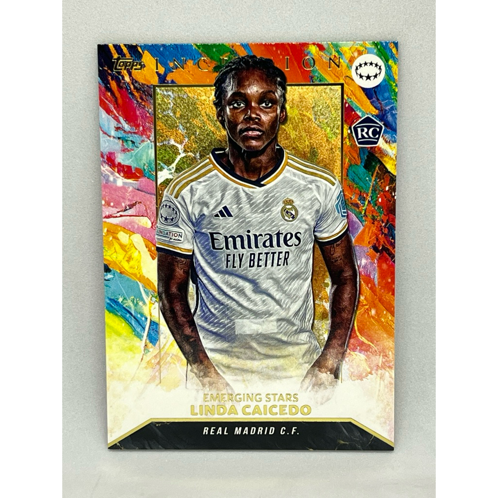 การ์ดฟุตบอล Topps Inception 2023 - 2024 Linda Caicedo Base