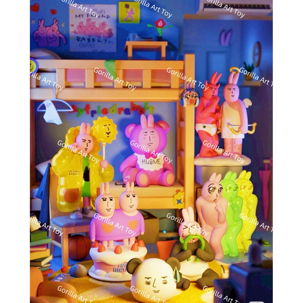 (6) My friend Rabbit Beautiful Mood