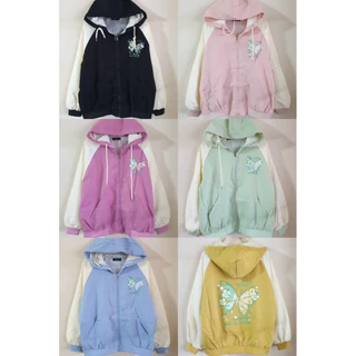 เสื้อแขนยาวผ้าร่มซับ 2 ชั้น มีฮูด ใส่ดีสบายๆ
